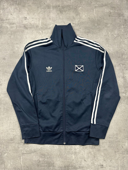 NAVY VINTAGE ADIDAS FIREBIRD SCOTLAND TRACKJACKET RARE - 2000s - L