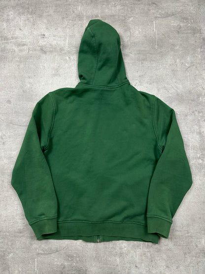 GREEN LACOSTE ZIP HOODIE - M/L