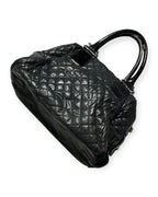 BLACK VINTAGE GUESS HEART LEATHER BAG RARE Y2K