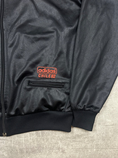 BLACK VINTAGE ADIDAS CHILE62 TRACKJACKET - 2000s - S