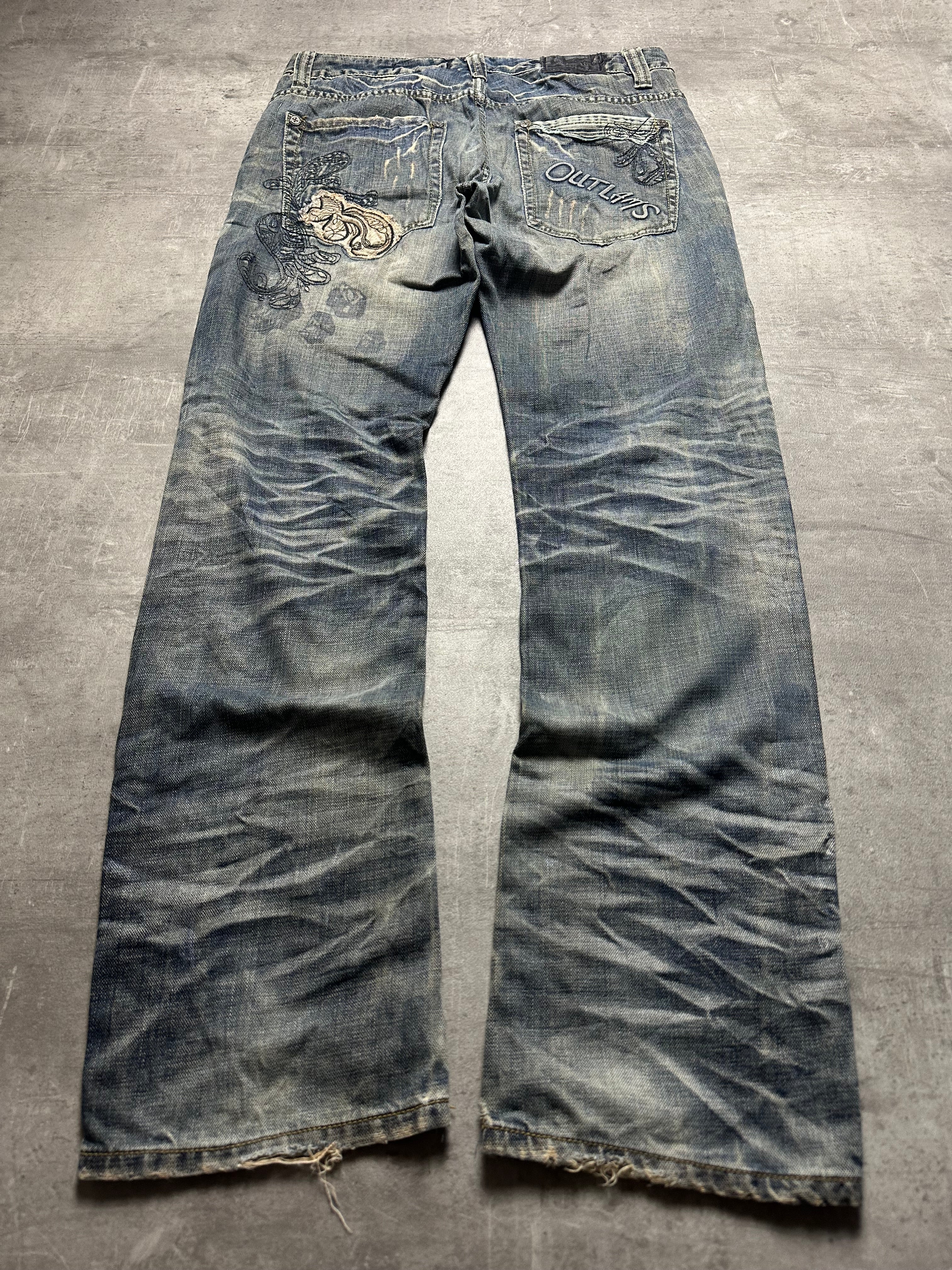 VINTAGE JAPANESE STYLE BAGGY DENIM - M/L