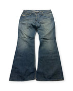 BLUE VINTAGE DIESEL STITCHED BOOTCUT FIT DENIM