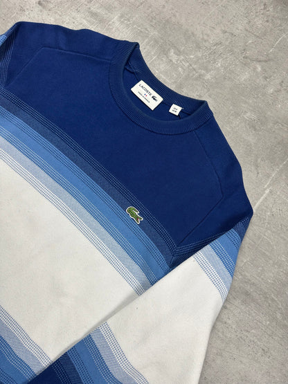 BLUE/WHITE LACOSTE FRANCE SWEATSHIRT - M/L