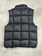 BLACK VINTAGE DIESEL RETRO VEST (W) - 2000s - S/M