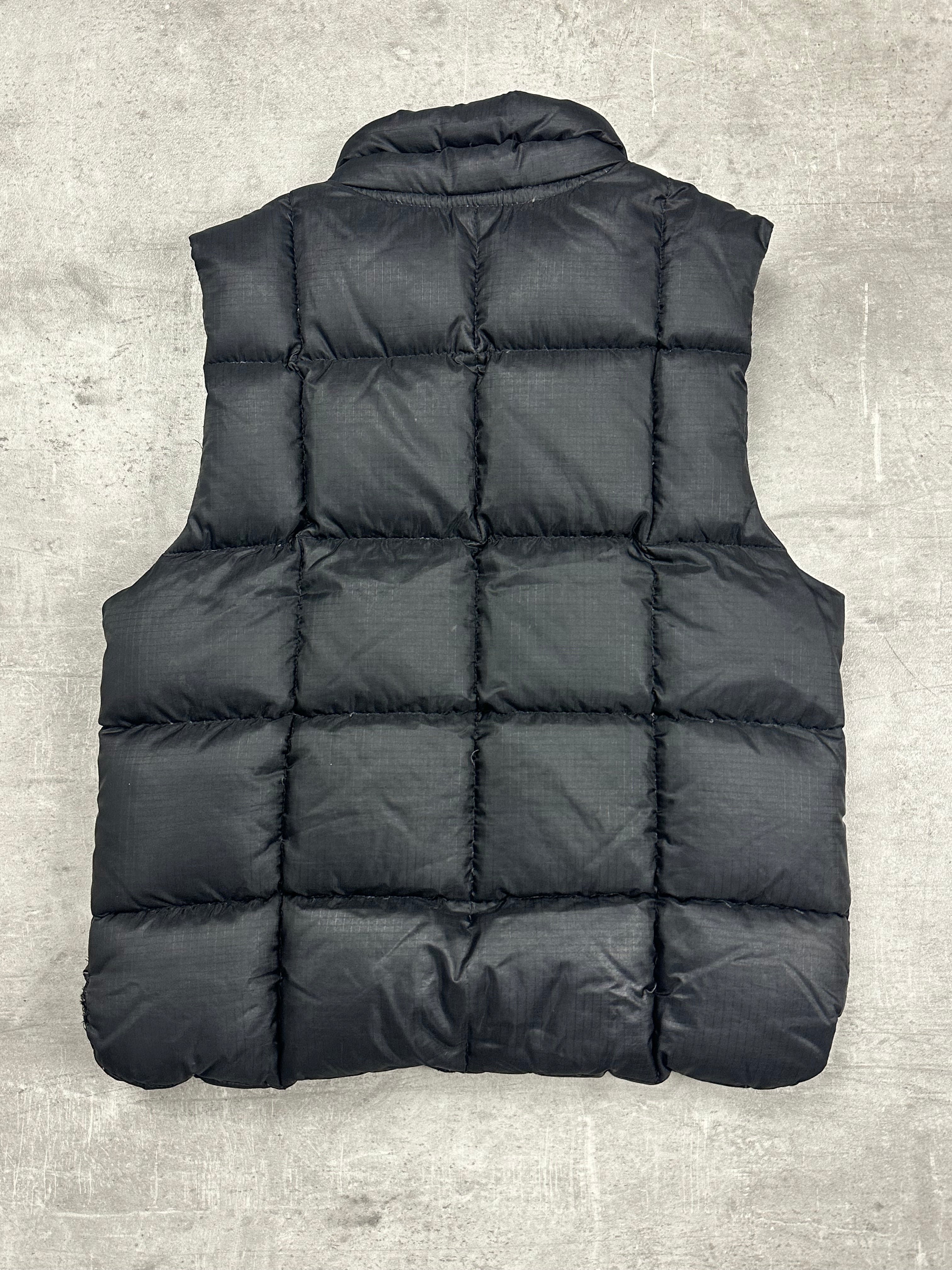 BLACK VINTAGE DIESEL RETRO VEST (W) - 2000s - S/M