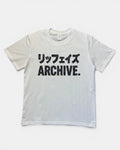 WHITE LIFFEYZ DENIM VIBES SLIM FIT GRAPHIC T-SHIRT