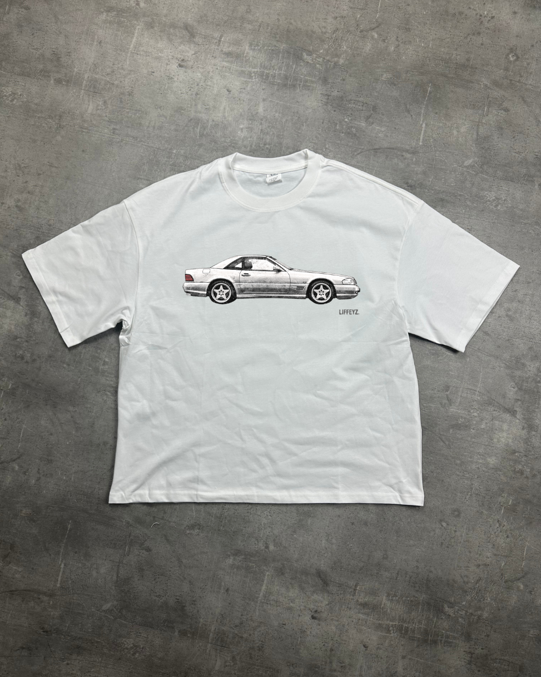 WHITE SL500 LIFFEYZ GRAPHIC T-SHIRT