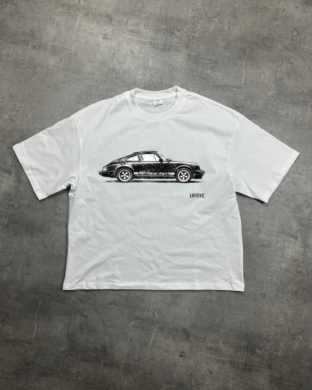 WHITE CARRERA LIFFEYZ GRAPHIC T-SHIRT
