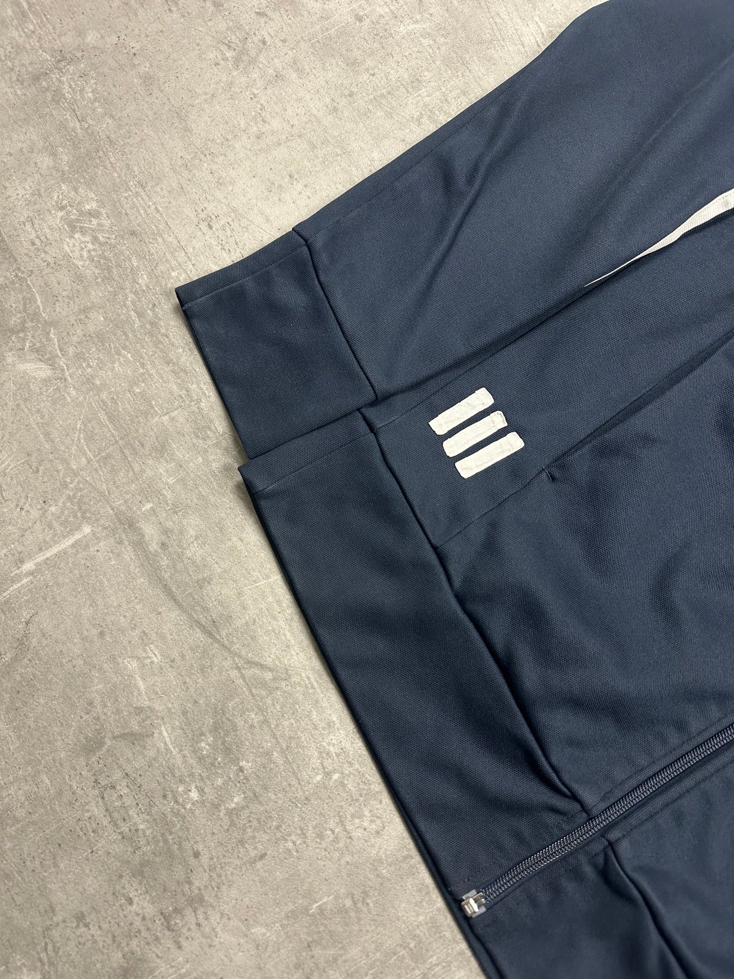 NAVY VINTAGE ADIDAS FIREBIRD SCOTLAND TRACKJACKET RARE - 2000s - L