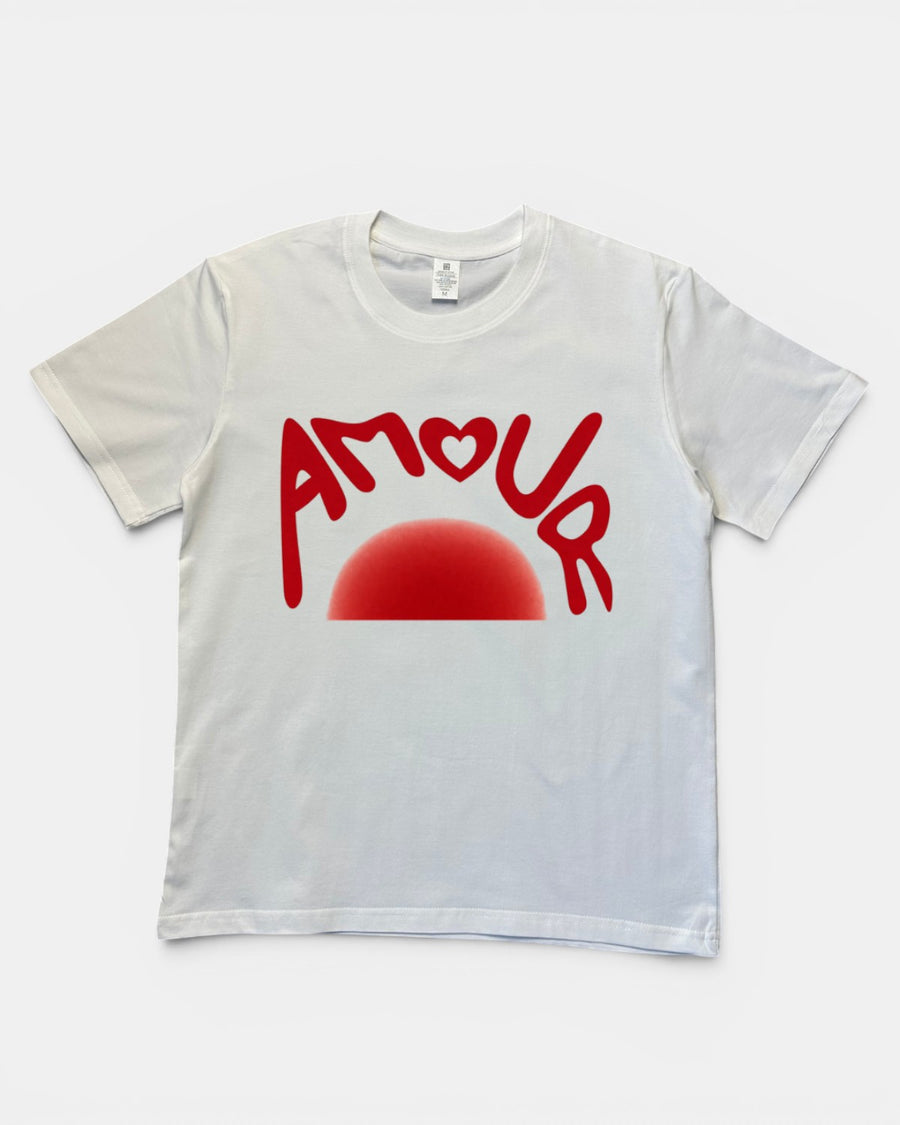 WHITE ARMOUR VIBES SLIM FIT GRAPHIC T-SHIRT