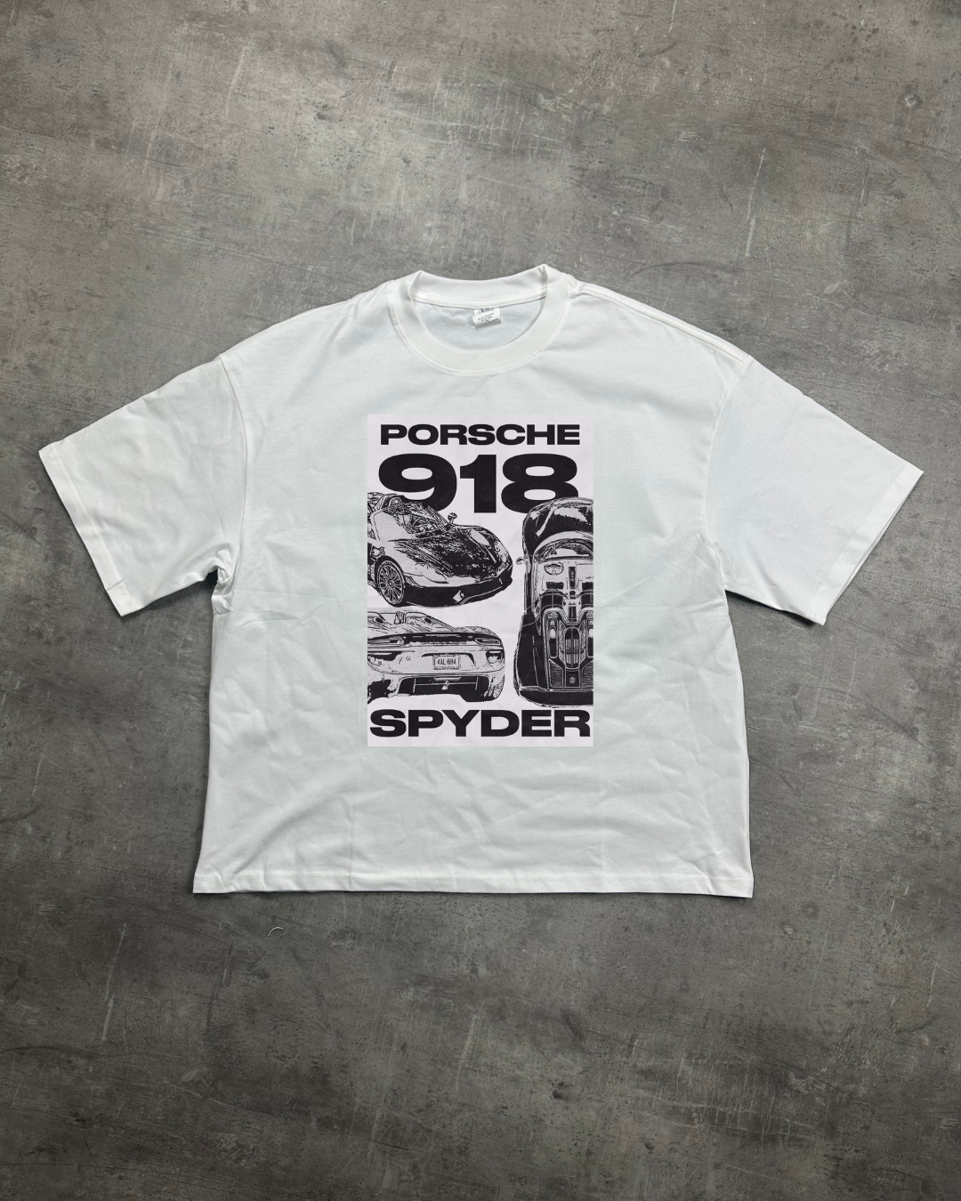 WHITE 918 SPYDER VIBES GRAPHIC T-SHIRT