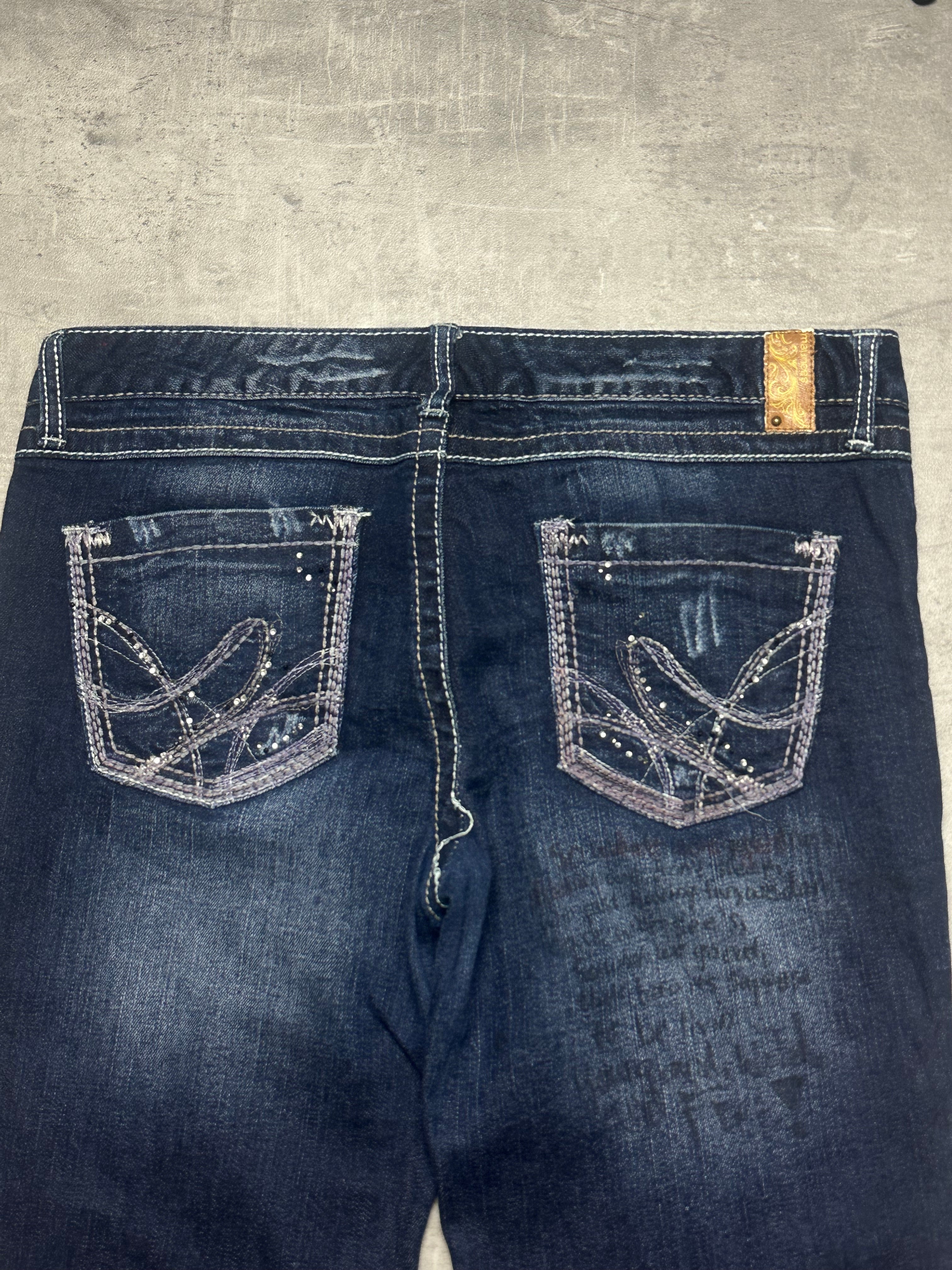VINTAGE Y2K STYLE BAGGY BOOTCUT DENIM - M/L