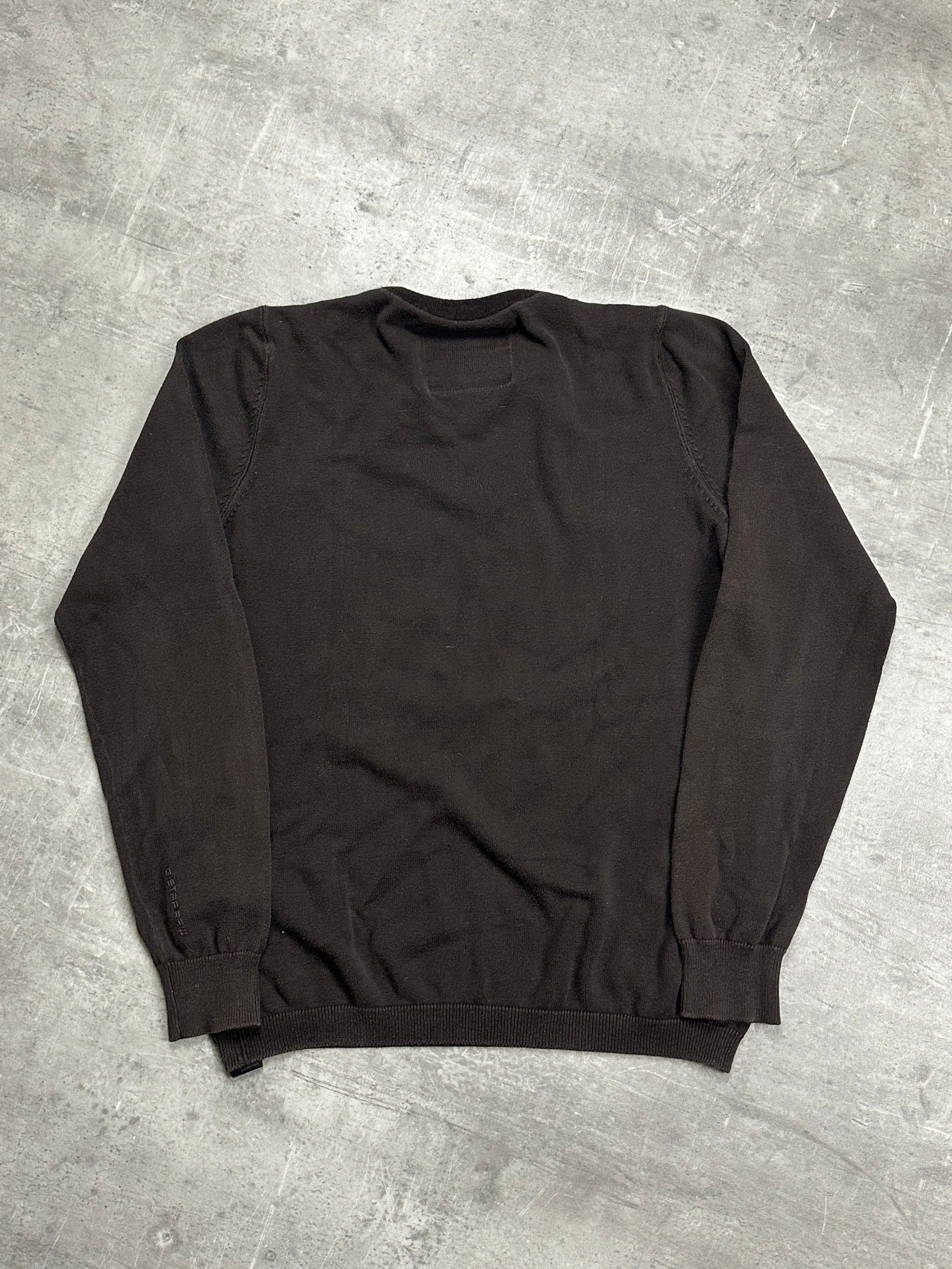 BROWN VINTAGE G-STAR RAW KNIT (W) - 2000s - S/M