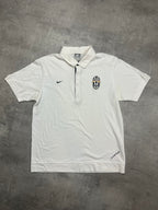 WHITE NIKE JUVENTUS POLO SHIRT - 2000s - M/L