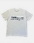 WHITE LIFFEYZ ARCHIVE VIBES SLIM FIT GRAPHIC T-SHIRT