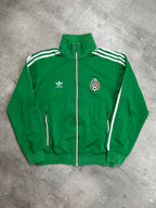 GREEN/WHITE VINTAGE ADIDAS MEXIKO TRACK JACKET VERY RARE - 2000s - M/L