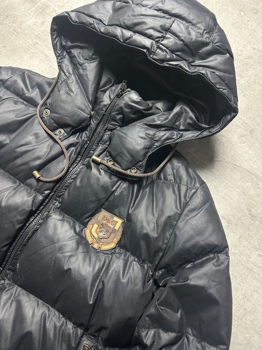 BLACK VINTAGE DOLCE&GABANNA DOWN PUFFER JACKET - 2000s - M/L