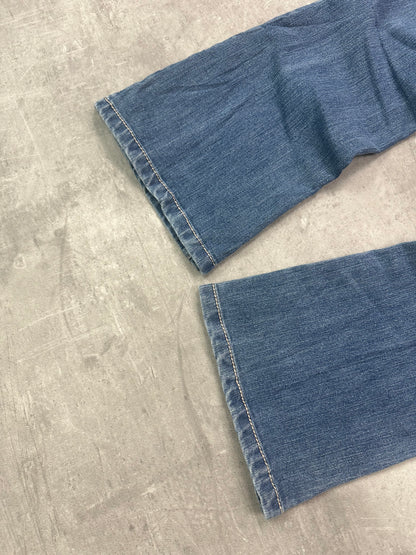 BLUE VINTAGE Y2K MISS ME STYLE BOOTCUT DENIM - 2000s - S