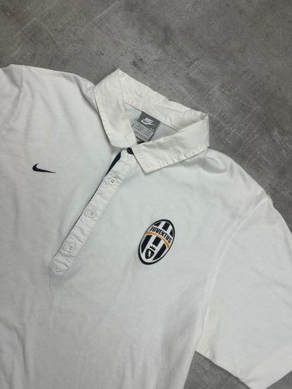 WHITE NIKE JUVENTUS POLOSHIRT - 2000s - M/L