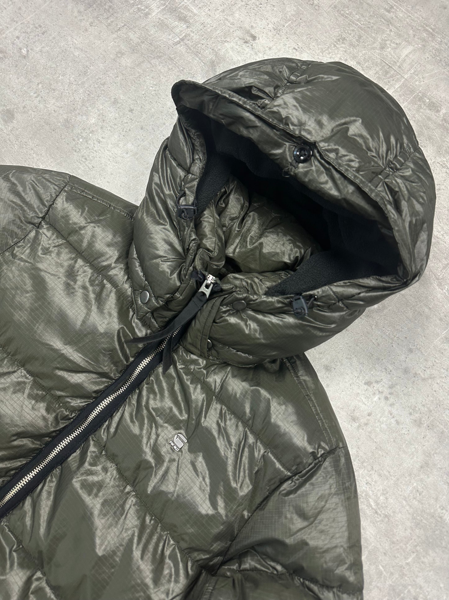 OLIVE VINTAGE G-STAR DOWN PUFFER JACKET - 2000s - S/M