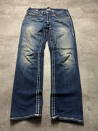 VINTAGE TRUE RELIGION BAGGY STRAIGHT FIT DENIM