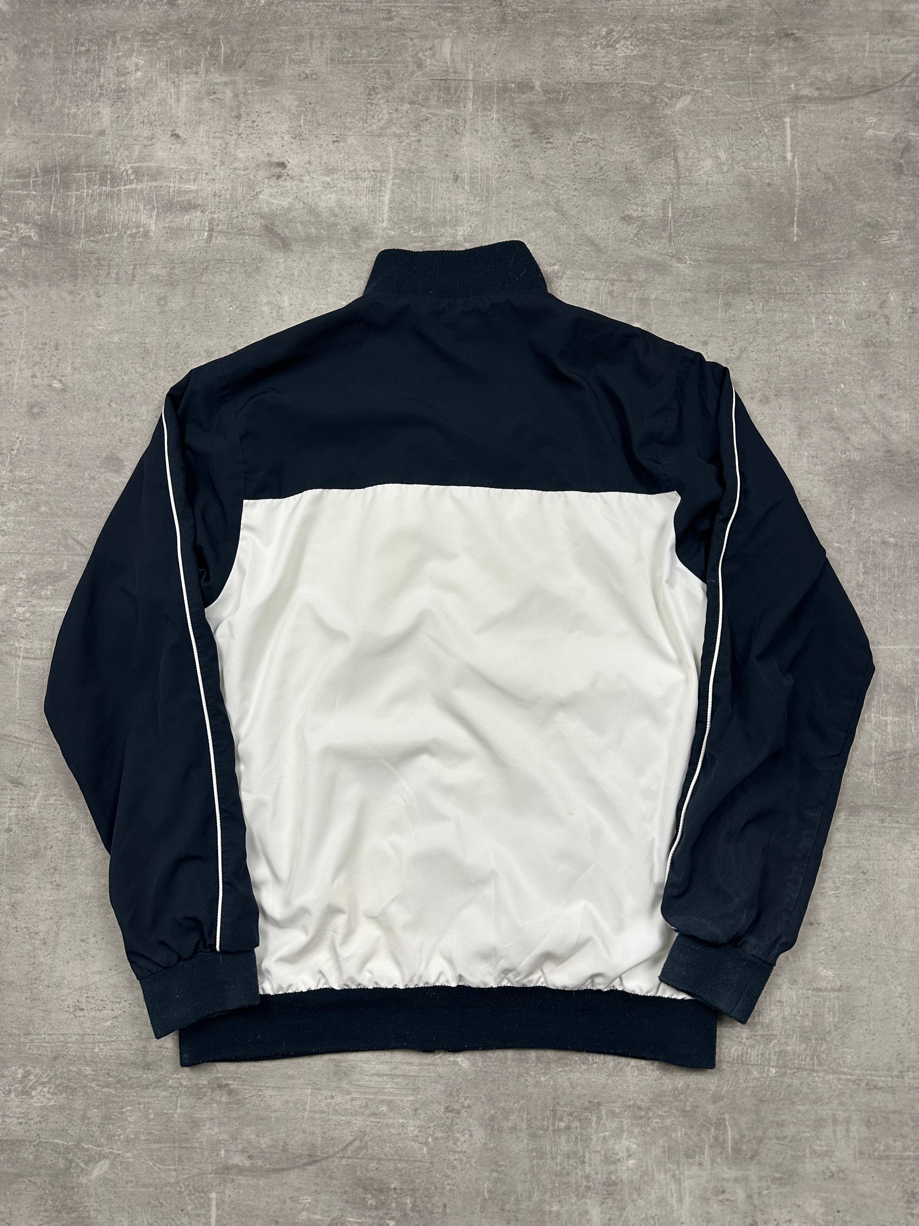 NAVY/WHITE VINTAGE LACOSTE SPORT TRACK JACKET - 2000s - M/L