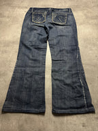 VINTAGE Y2K BAGGY BOOTCUT DENIM - M/L