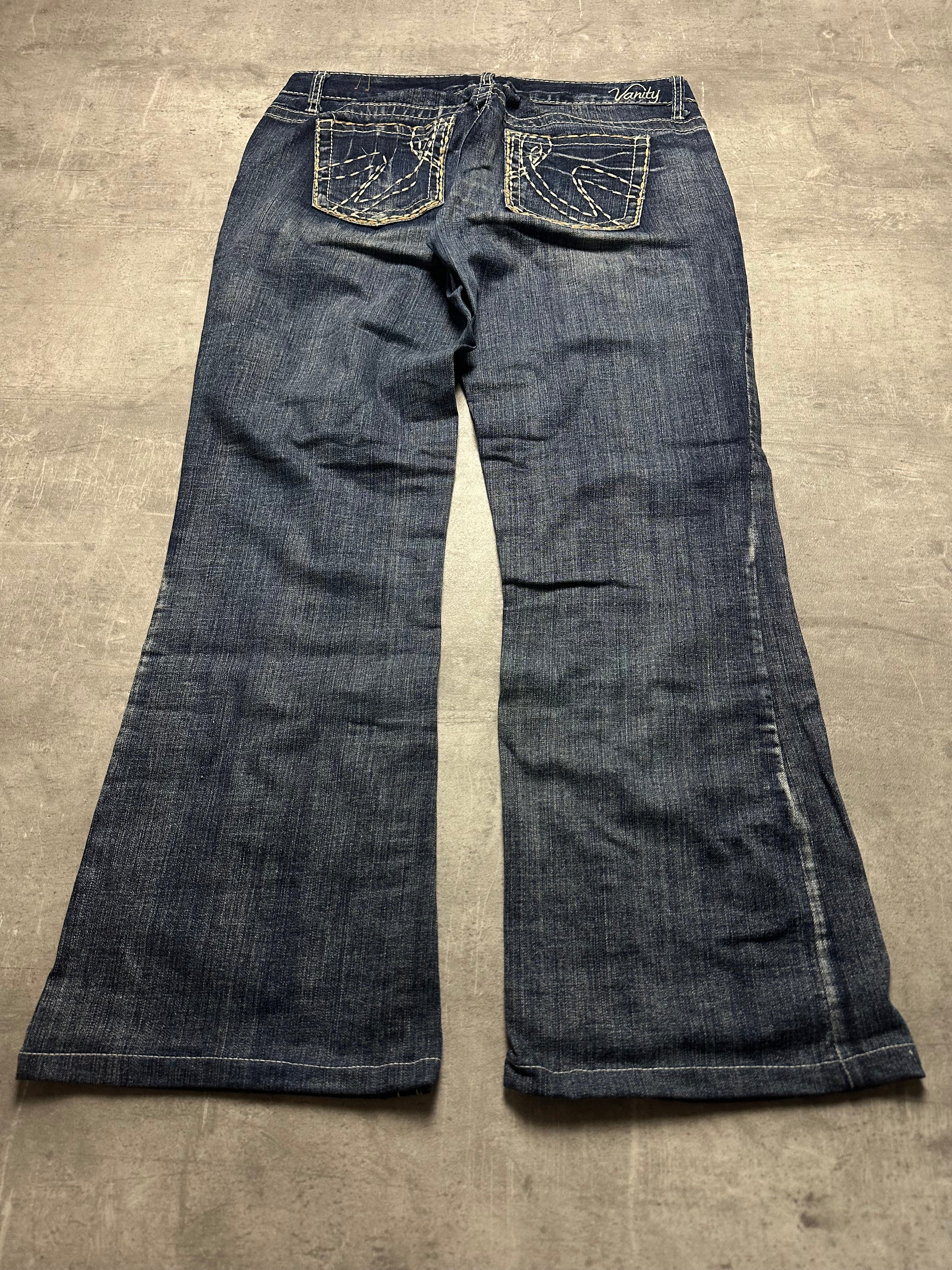 VINTAGE Y2K BAGGY BOOTCUT DENIM - M/L