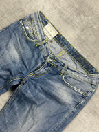 BLUE VINTAGE FLARED DENIM - 2000s (W) - S