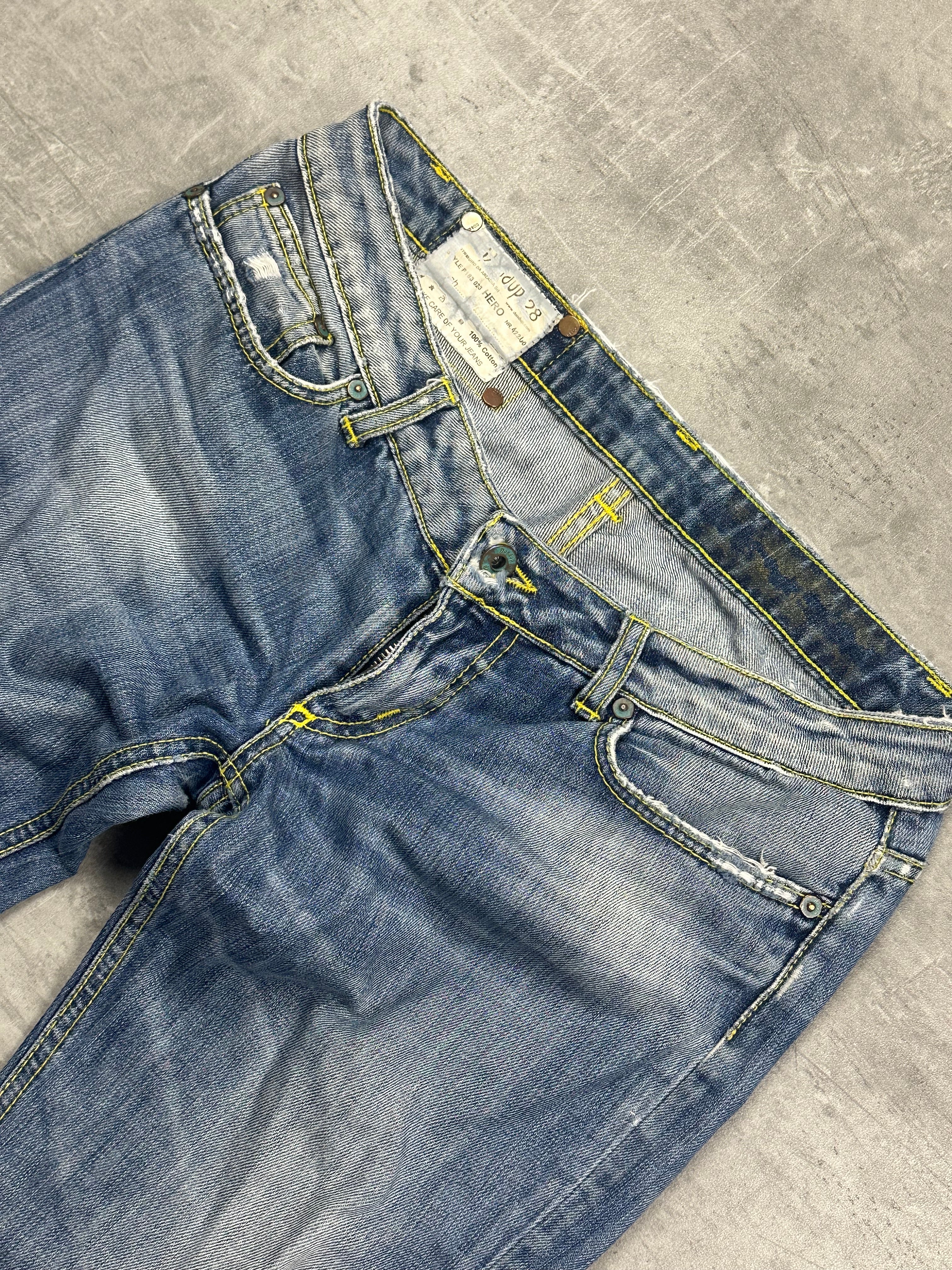 BLUE VINTAGE FLARED DENIM - 2000s (W) - S