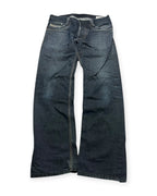 BLUE RAW VINTAGE DIESEL STRAIGHT FIT DENIM