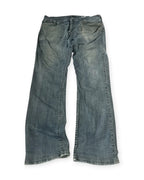 GREY VINTAGE TRUE RELIGION STRAIGHT FIT RICKY DENIM