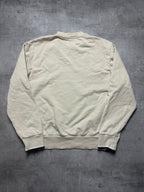 CREAM FRED PERRY KNIT SWEATER - L/XL