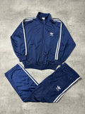 NAVY/WHITE VINTAGE ADIDAS FIREBIRD TRACKSUIT - 2000s - S/M