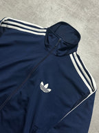 NAVY VINTAGE ADIDAS FIREBIRD TRACK JACKET - 2000s - M/L