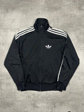 BLACK ADIDAS VINTAGE FIREBIRD TRACK JACKET - 2000s - S