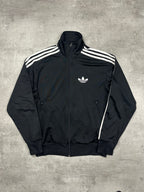 BLACK ADIDAS VINTAGE FIREBIRD TRACK JACKET - 2000s - S