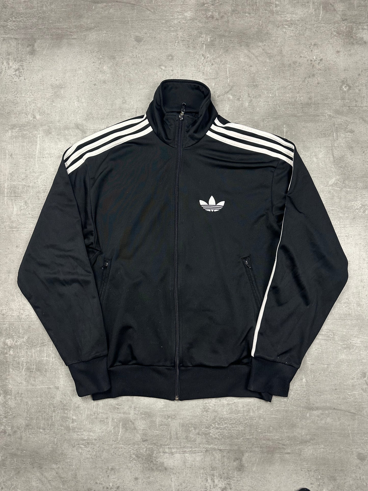 BLACK ADIDAS VINTAGE FIREBIRD TRACKJACKET - 2000s - S