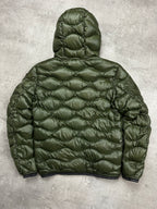 OLIVE BLUE USA DOWN PUFFER JACKET - L