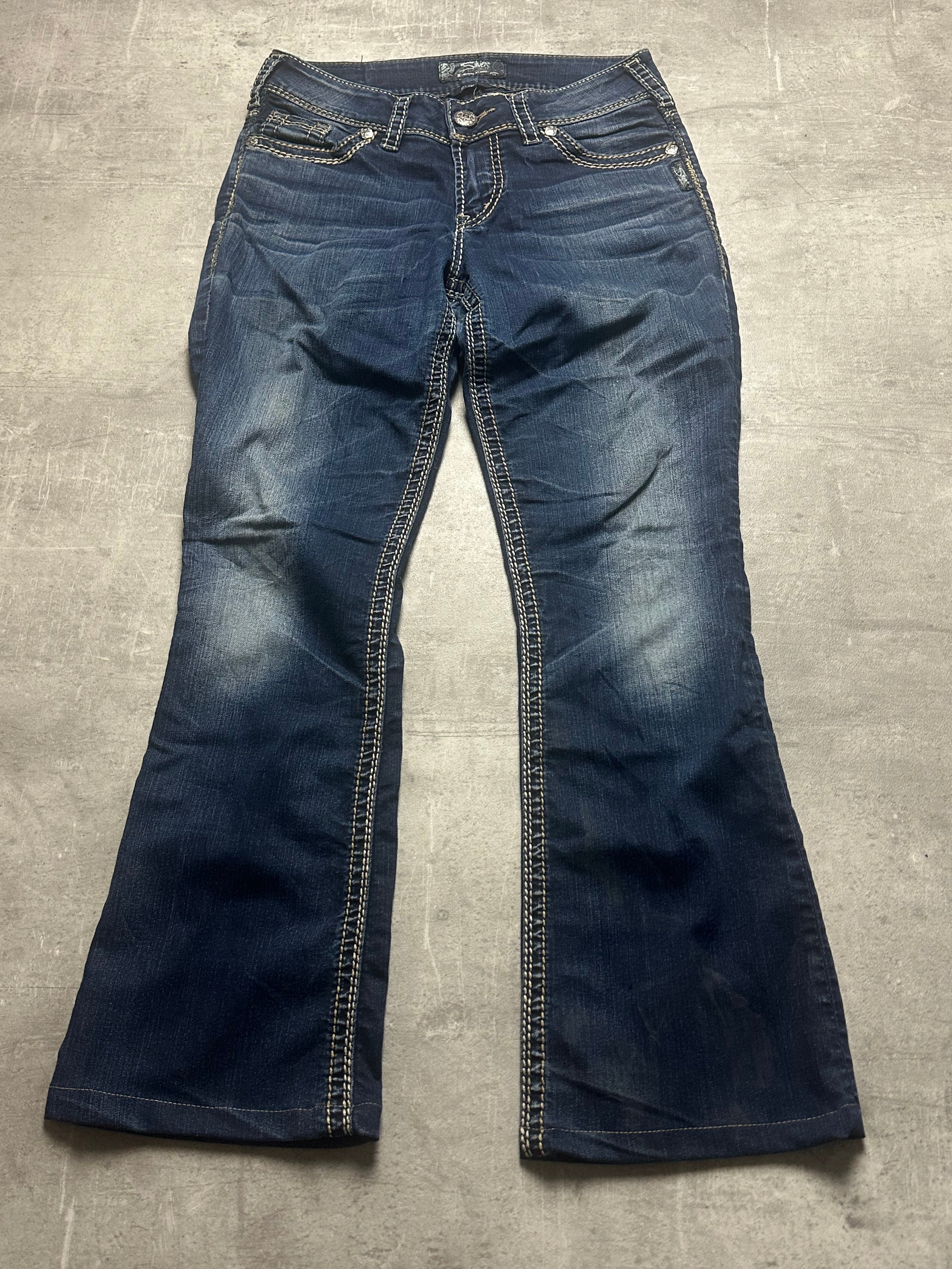 VINTAGE Y2K MISS ME STYLE BOOTCUT DENIM - S/M