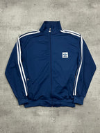 NAVY/WHITE VINTAGE ADIDAS RETRO 90s TRACKSUIT - L/XL