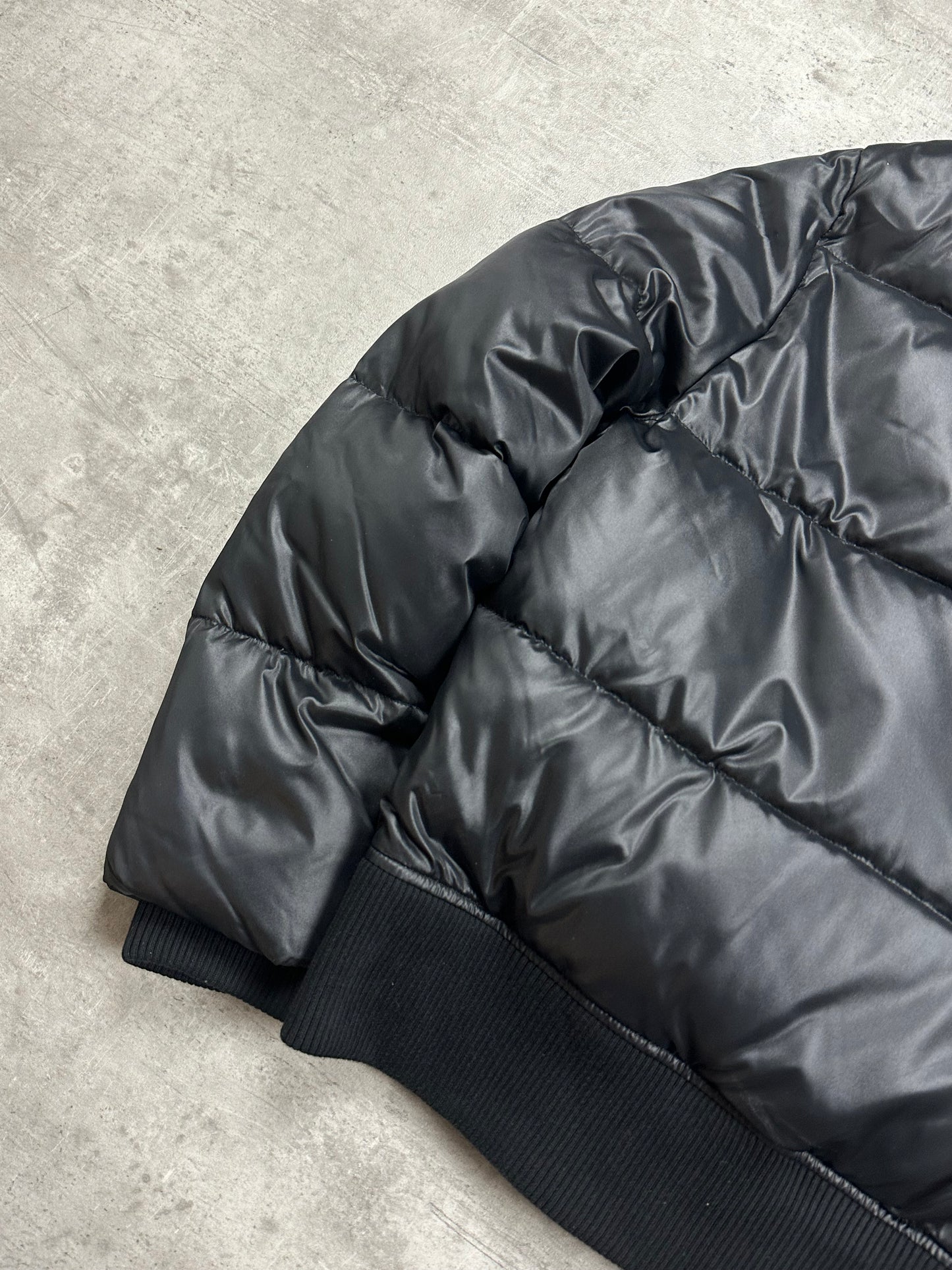 BLACK VINTAGE G-STAR RAW SHINY PUFFER JACKET - 2000s - M/L