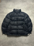 BLACK/GREY NIKE RETRO PUFFER JACKET - 2000s - M/L