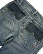 BLUE VINTAGE DIESEL STITCHED BOOTCUT FIT DENIM
