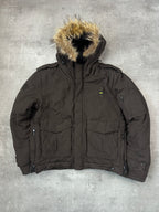 BROWN BLUE VINTAGE JACKET - 2000s - M/L