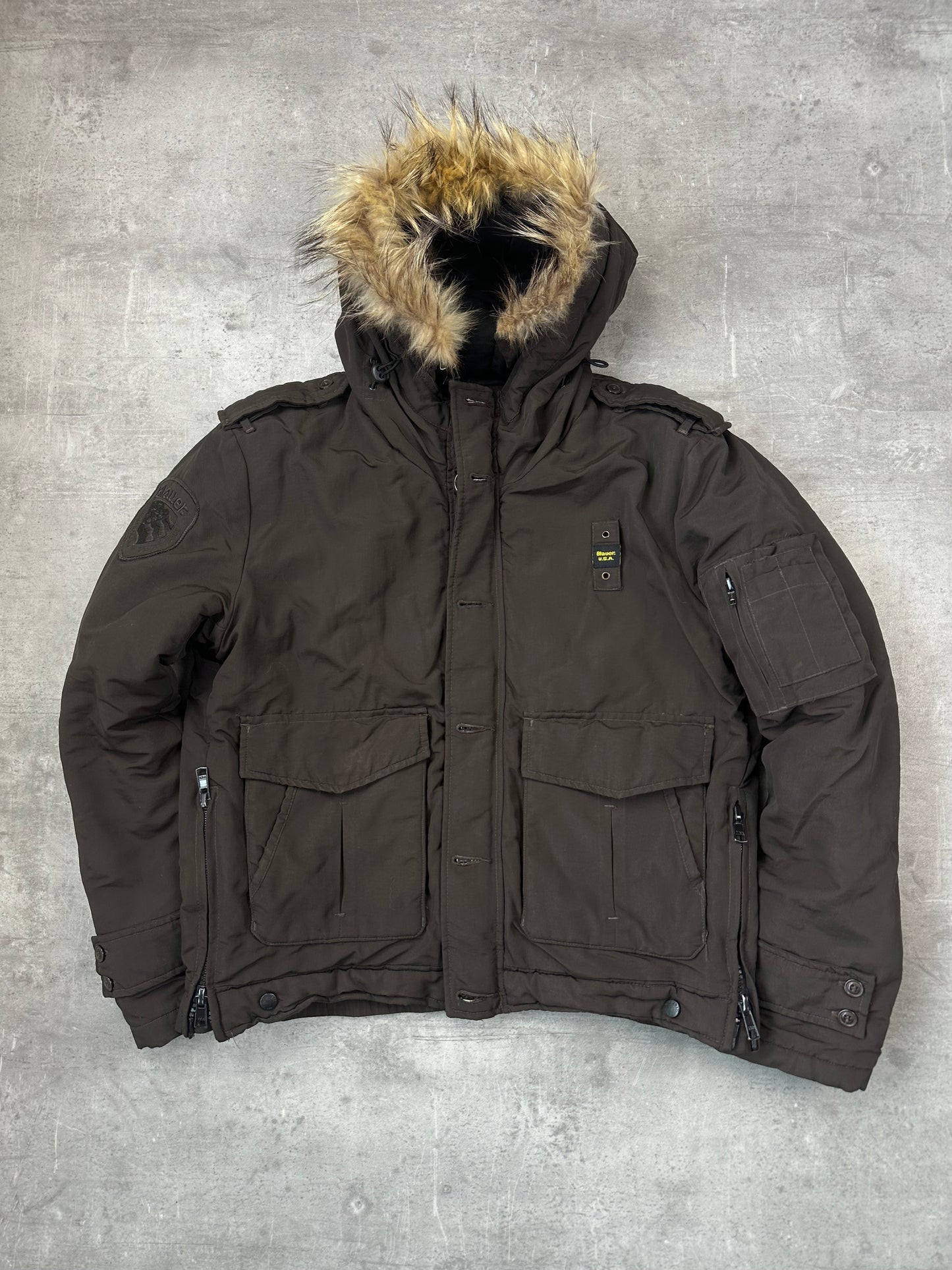 BROWN BLAUER VINTAGE JACKET - 2000s - M/L