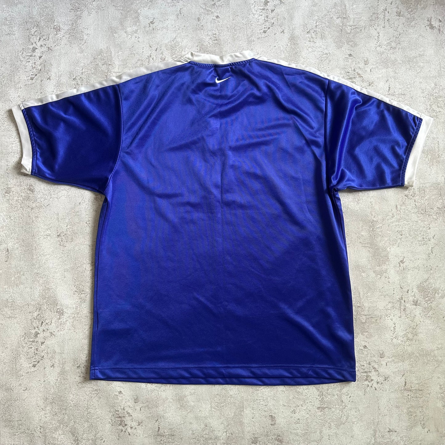 BLUE/WHITE NIKE VINTAGE BRASIL JERSEY - 2000s - M/L