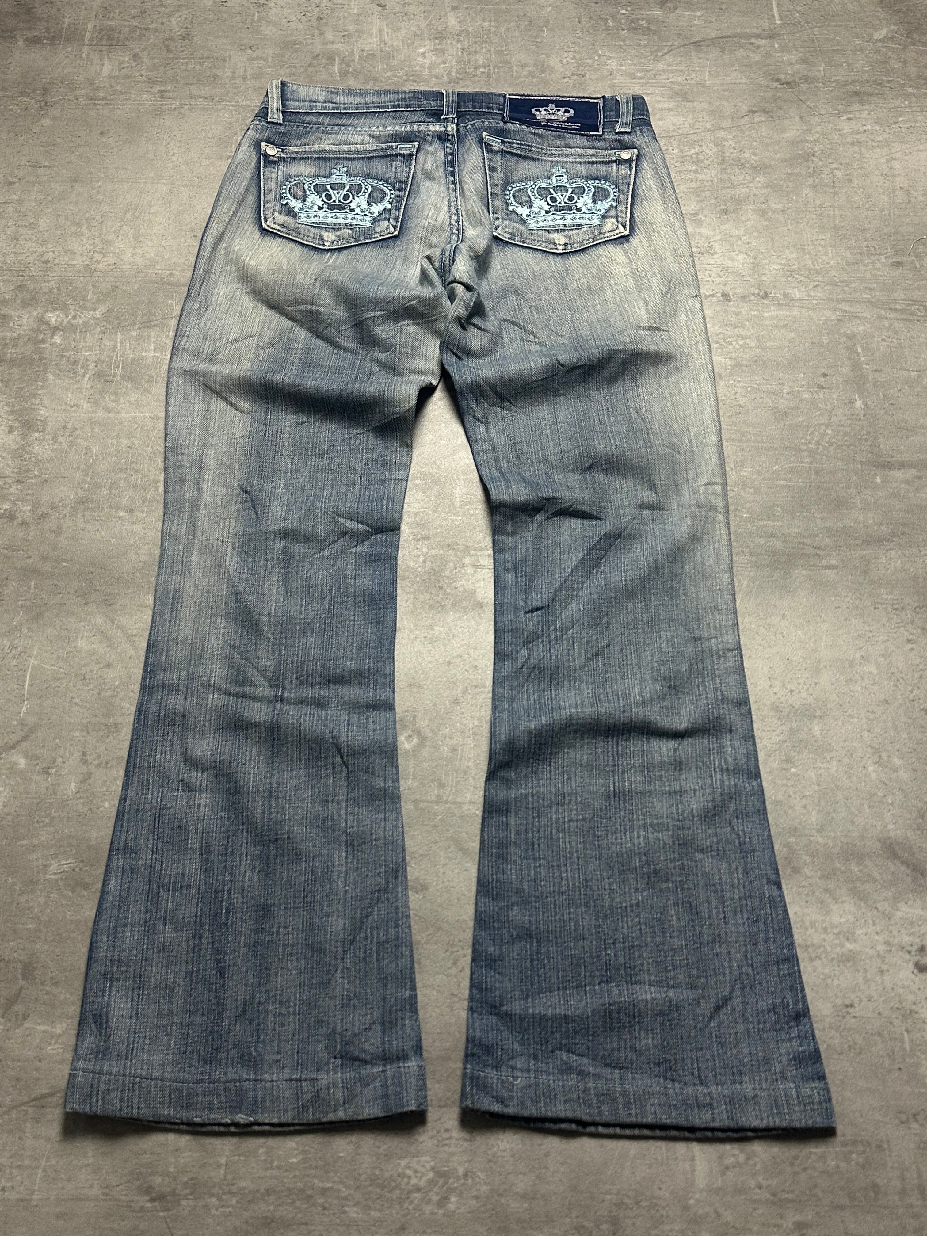 VINTAGE VICTORIA BECKHAM BOOTCUT DENIM - S