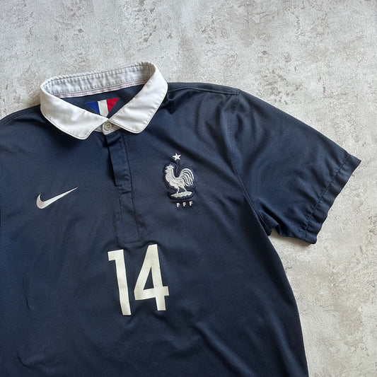 BLUE NIKE MATUIDI TRIKOT FRANCE - 2000s - M/L