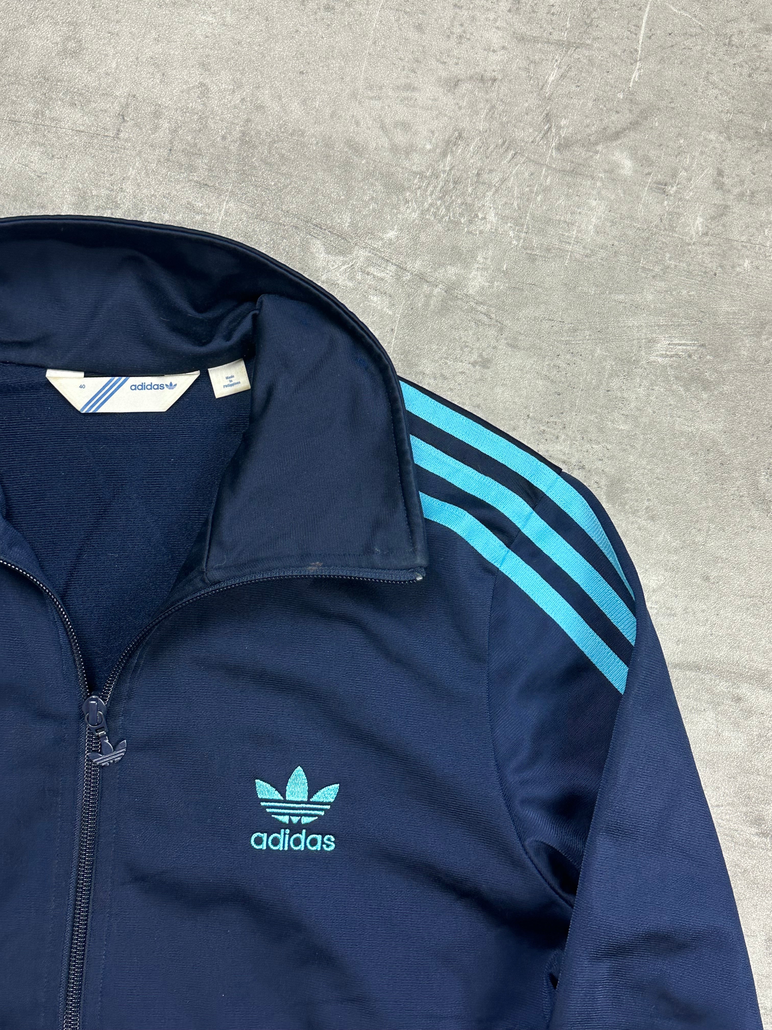 NAVY VINTAGE ADIDAS RETRO FIREBIRD TRACKJACKET (W) - 2000s - L